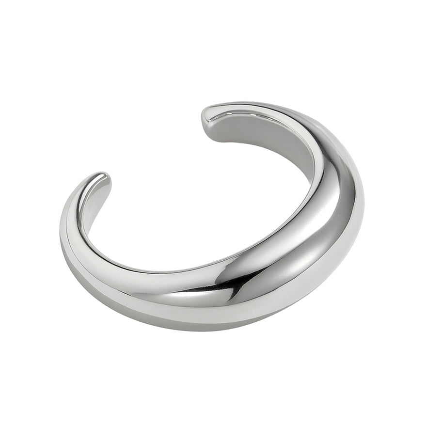 Chunky Silver Bangle