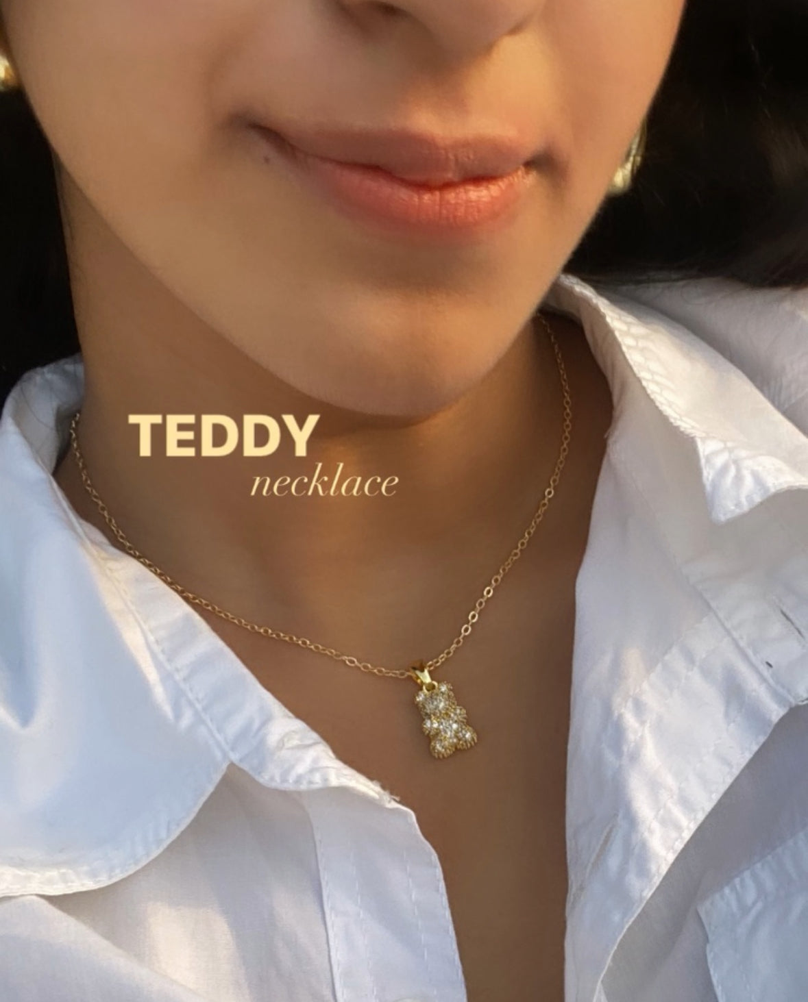 Teddy Necklace (Gold)