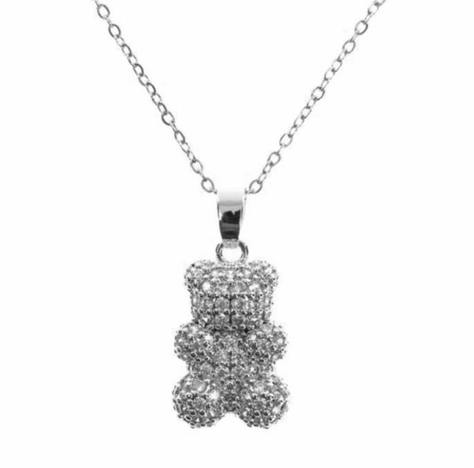 Teddy Necklace (Silver)