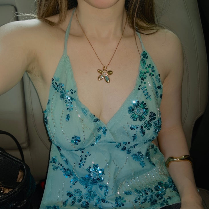Bubblecrush sequin top