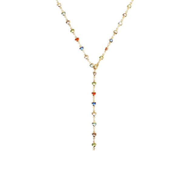 heart tie chain