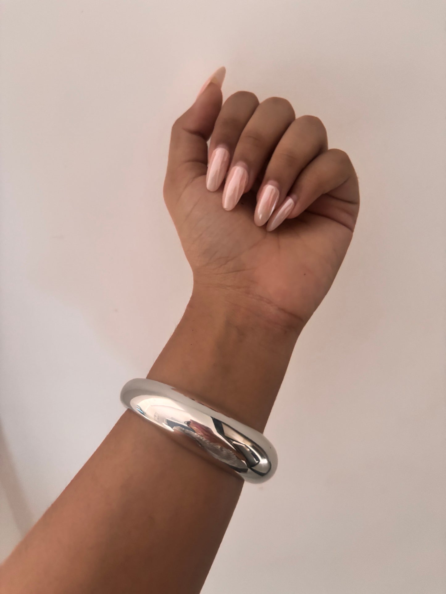 Chunky Silver Bangle