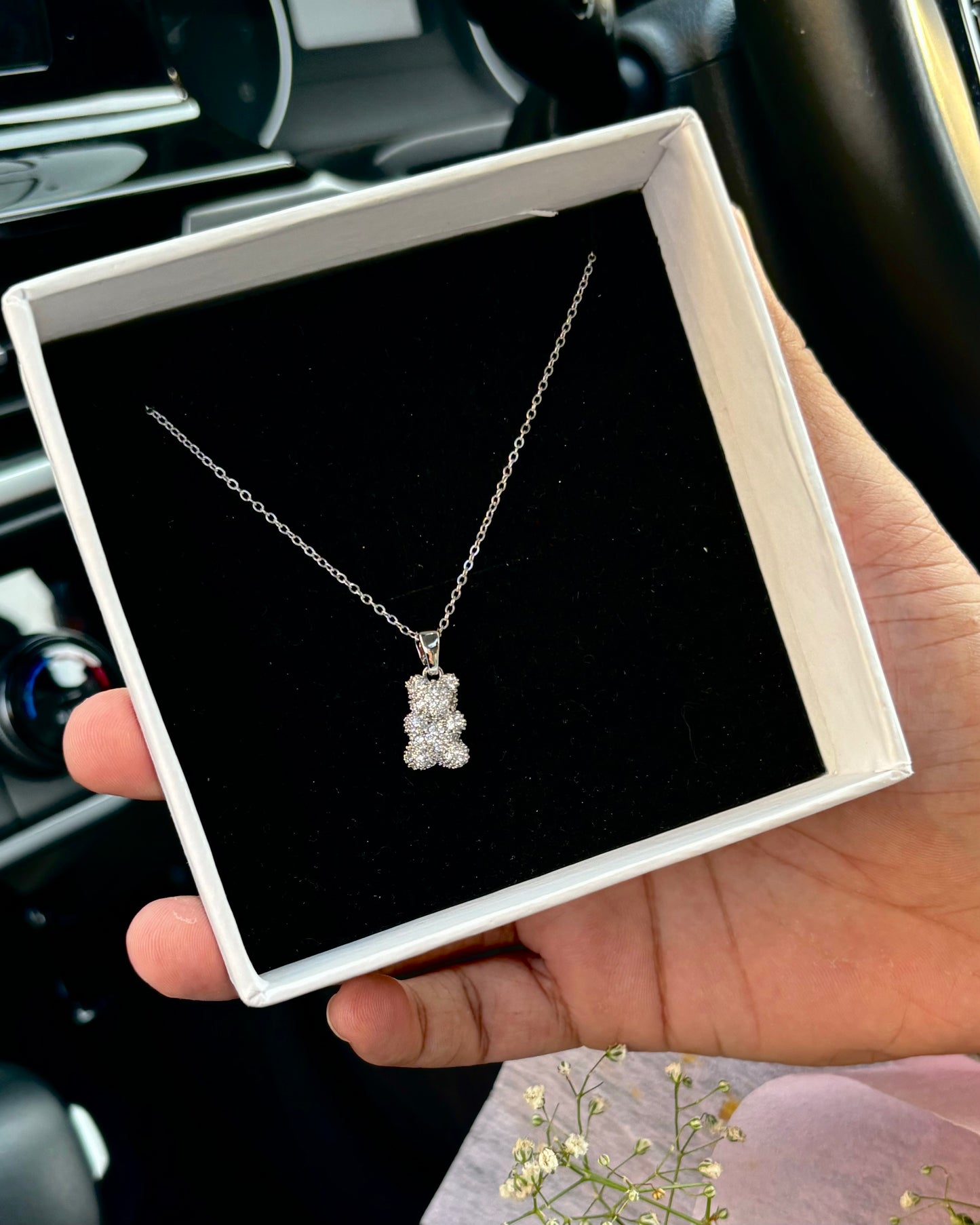 Teddy Necklace (Silver)