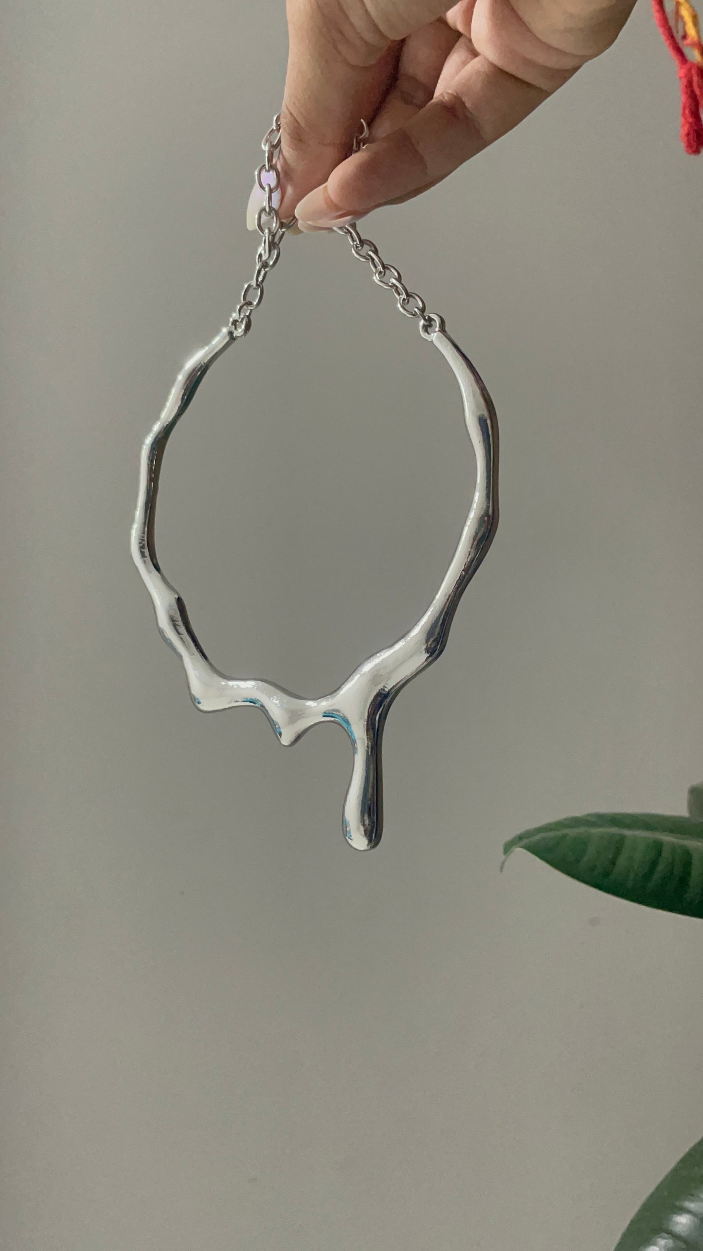 Molten Necklace (Silver)