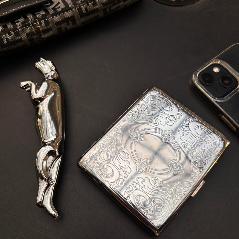 Cig Case+ Jaguar Lighter