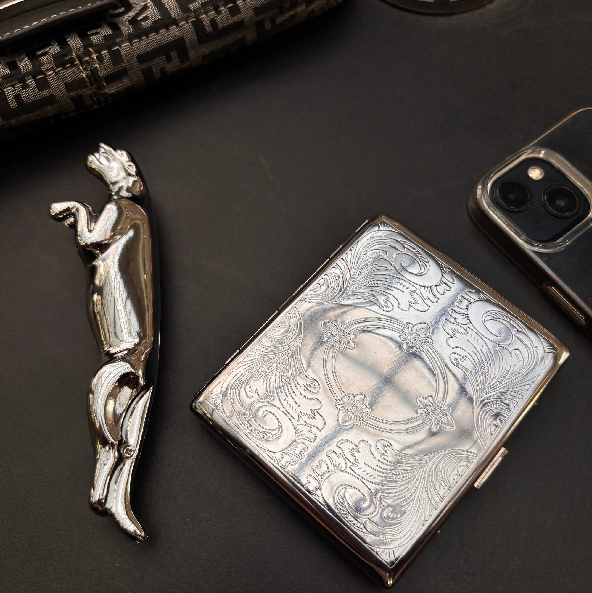 Cig Case+ Jaguar Lighter