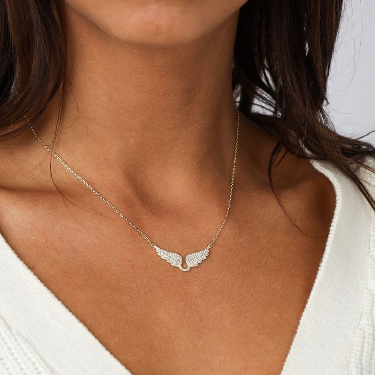 Angel Necklace Silver