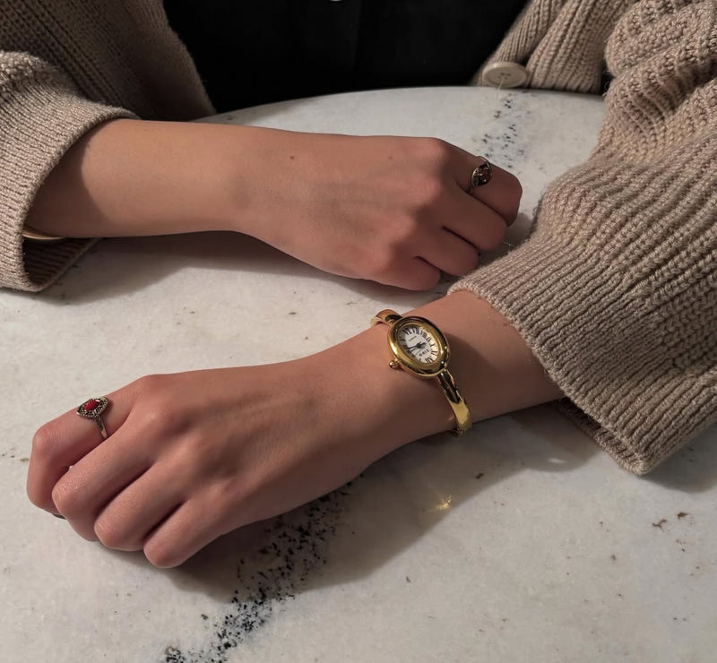 Vintage Watch Gold