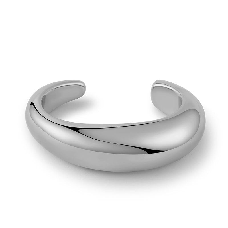 Chunky Silver Bangle