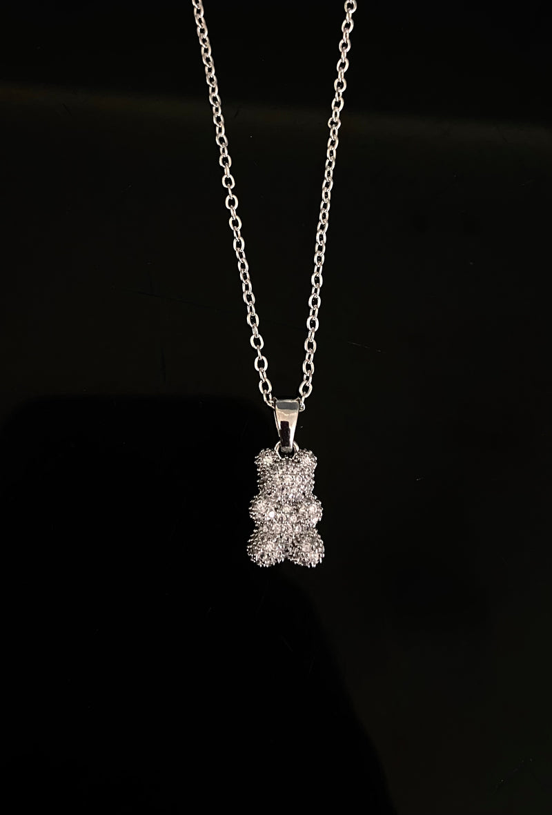 Teddy Necklace (Silver)