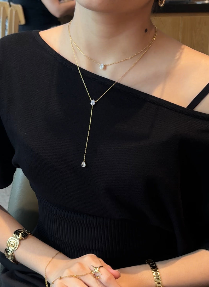 Champagne Necklace
