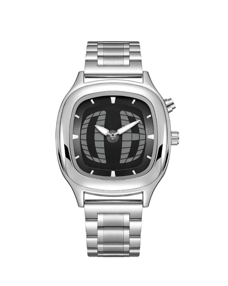 Y2k Digital Watch Black (Square)