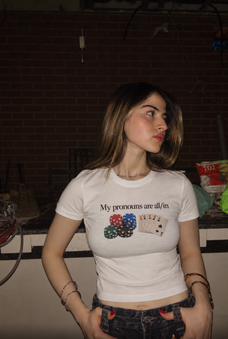 Poker Baby Tee