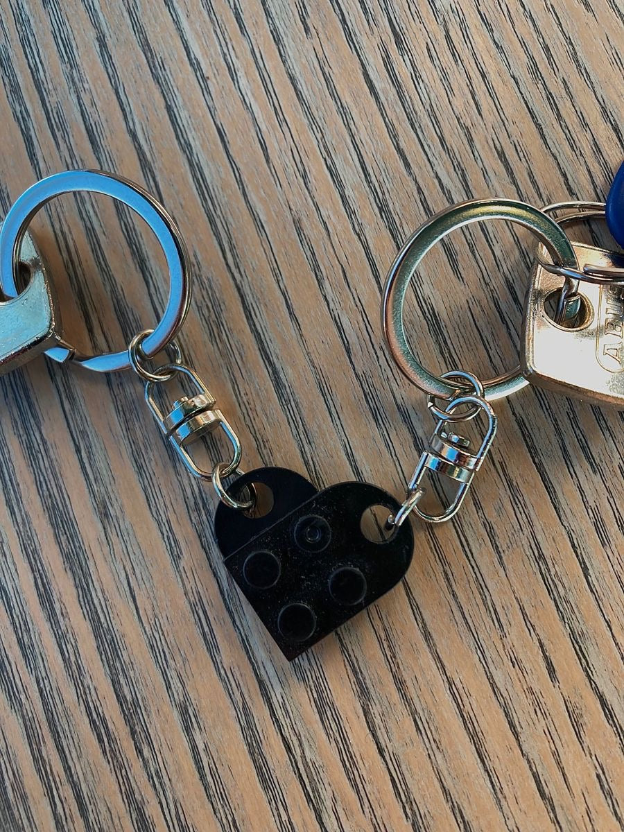 Lego Couple Keychain