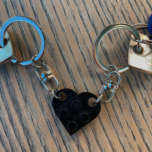 Lego Couple Keychain