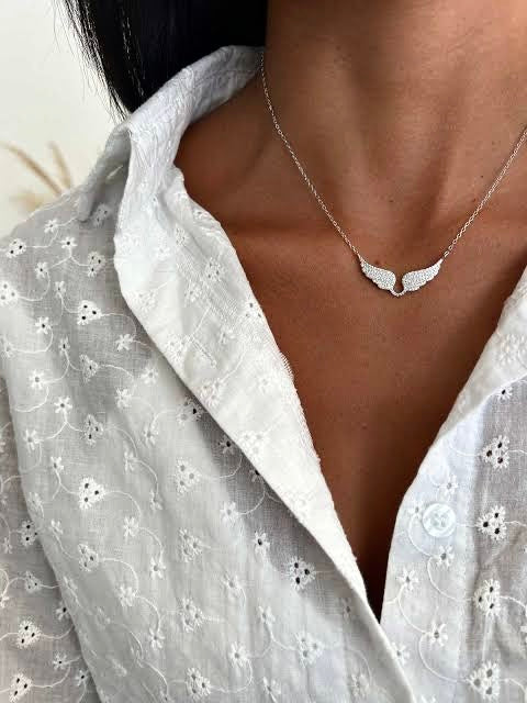 Angel Necklace Silver