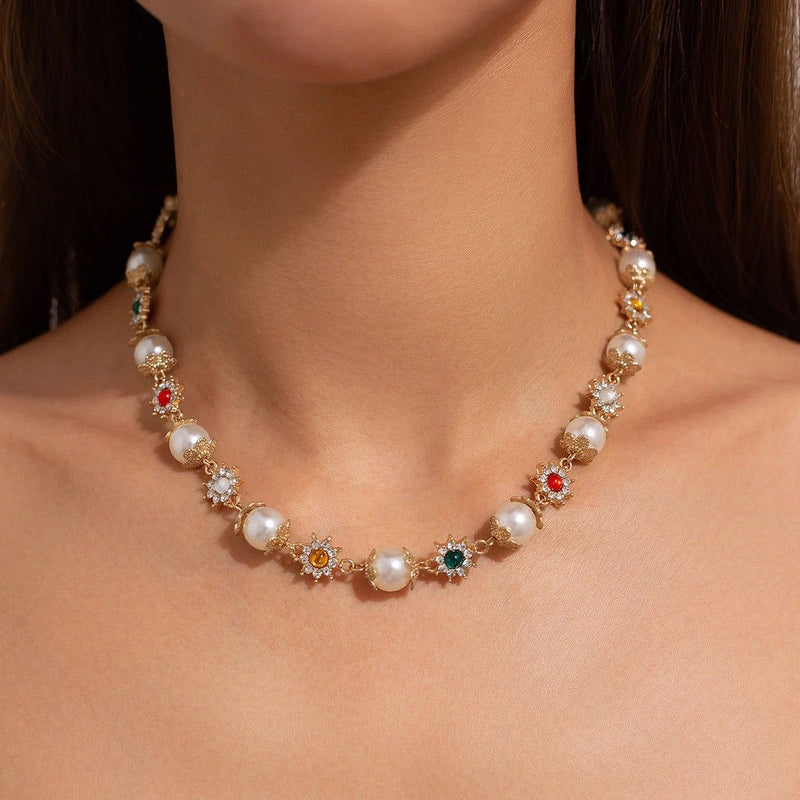 Pearl Gem Necklace