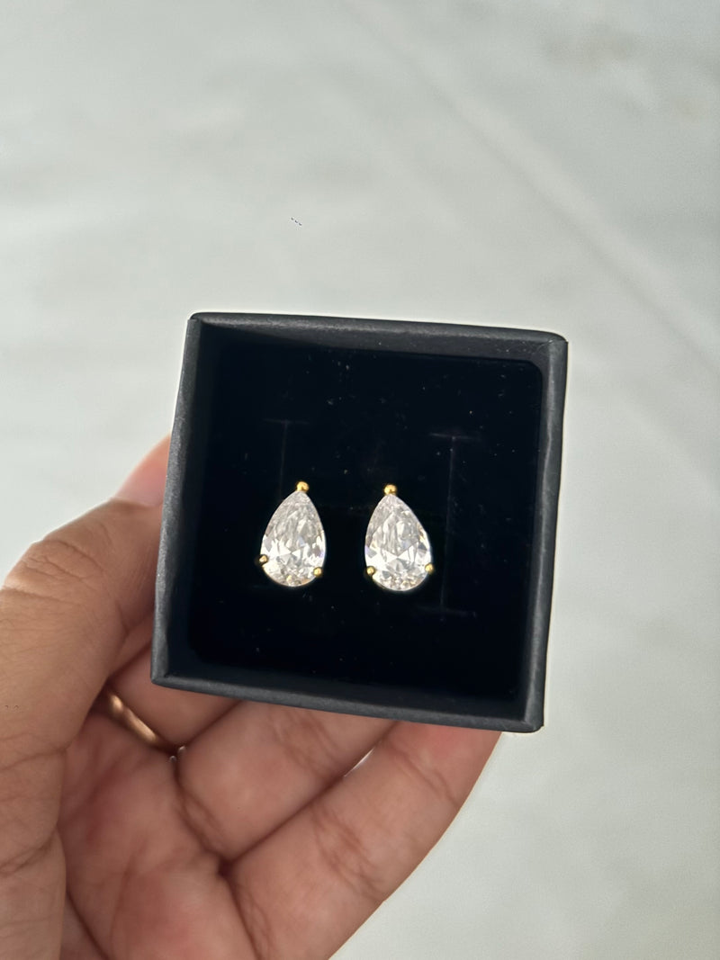 Pear Diamond Earrings