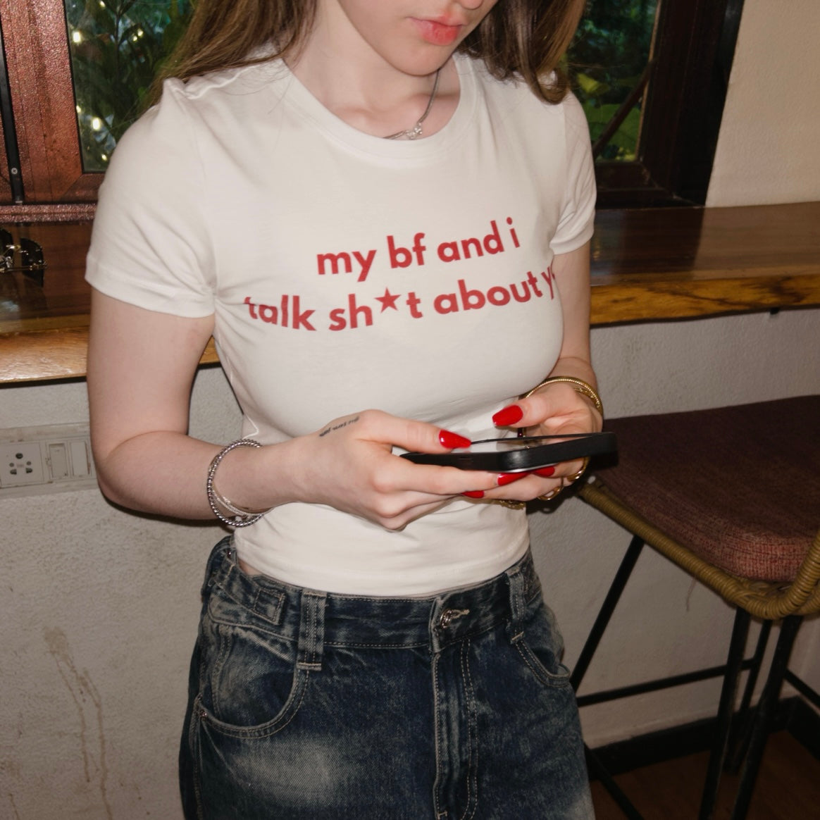 My bf and i talk sh*t