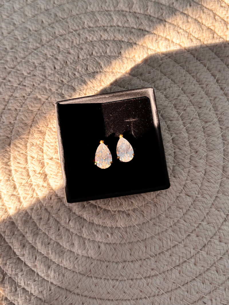 Pear Diamond Earrings