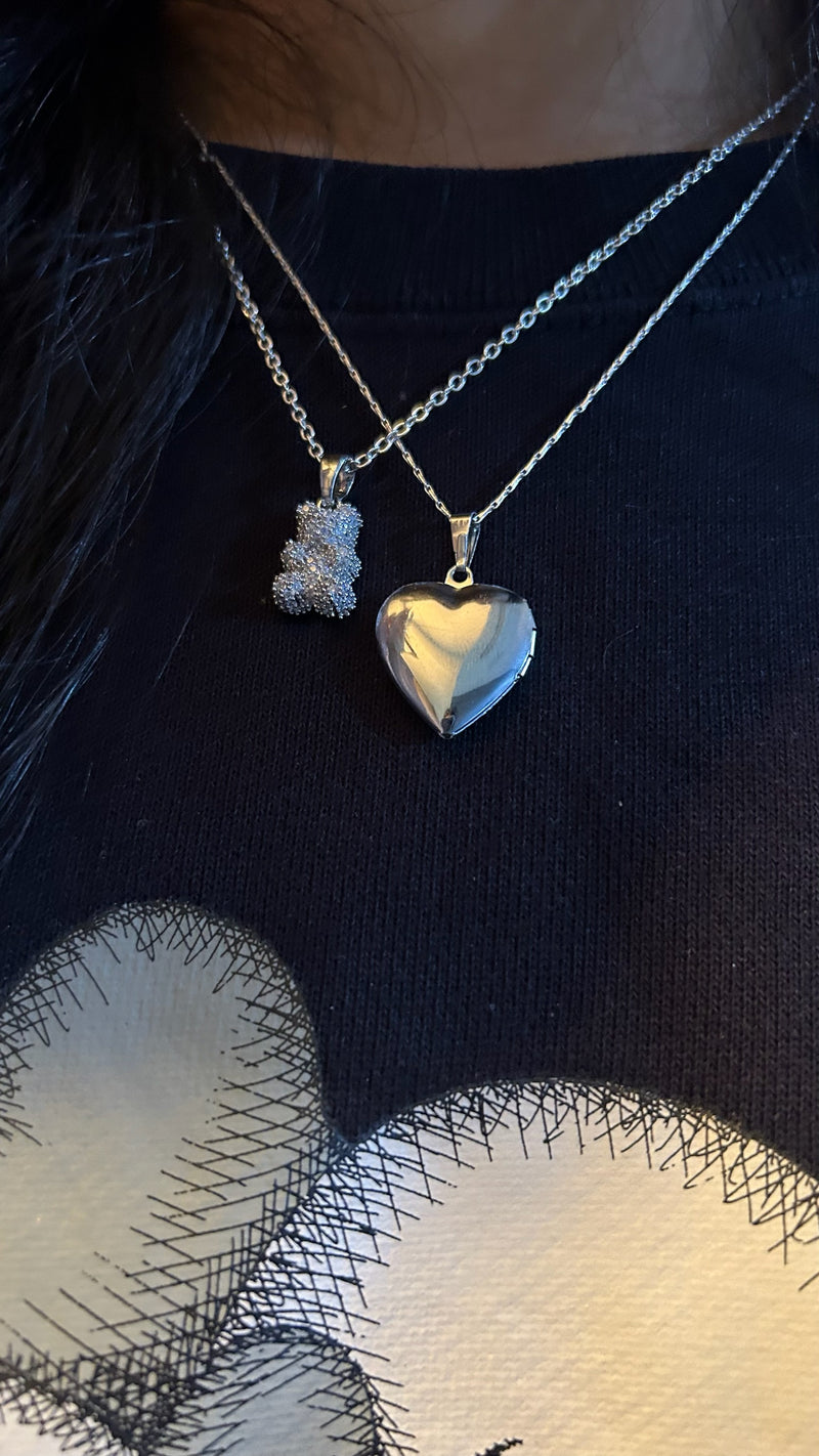 Teddy Necklace (Silver)