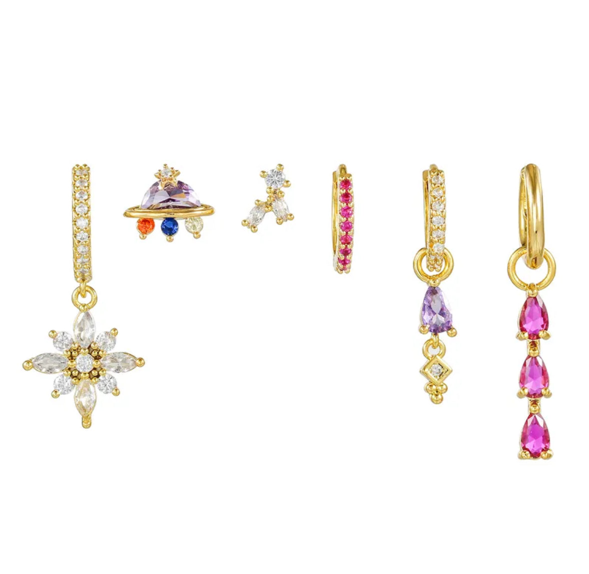 Princess Earrings Set