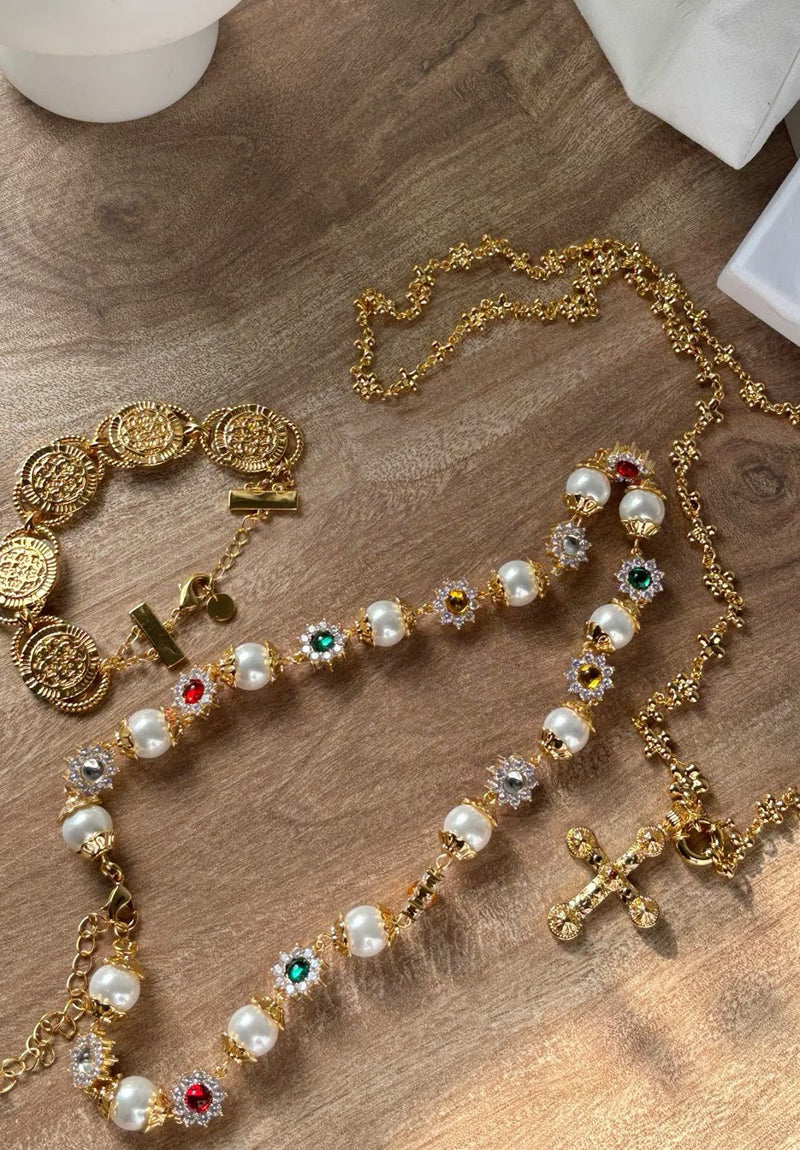Pearl Gem Necklace