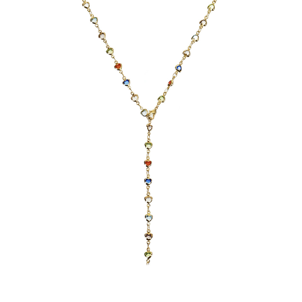 heart tie chain