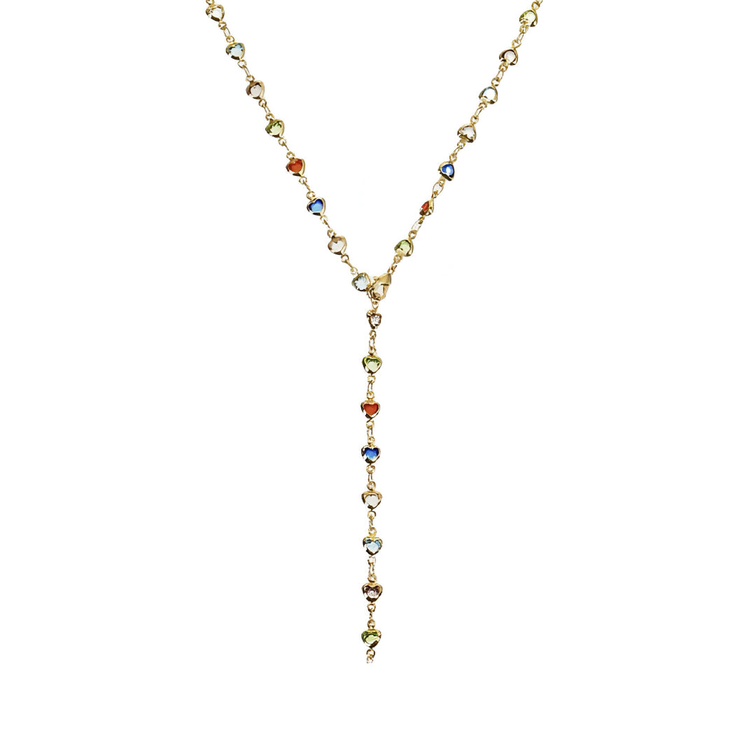 heart tie chain