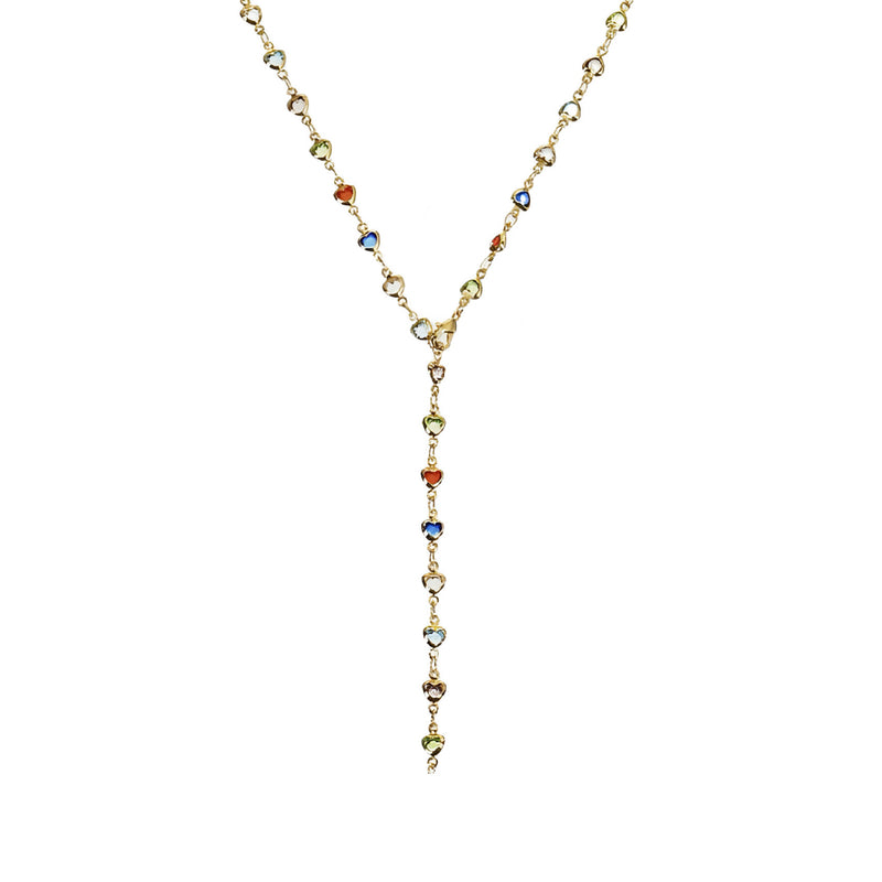 heart tie chain