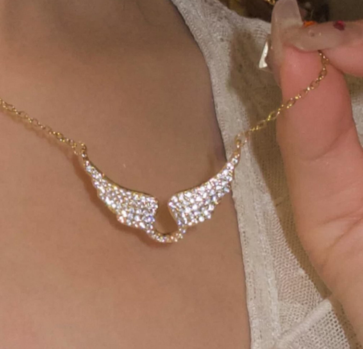 Angel Necklace Gold
