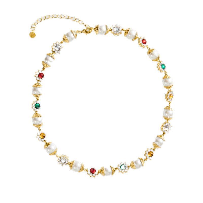 Pearl Gem Necklace