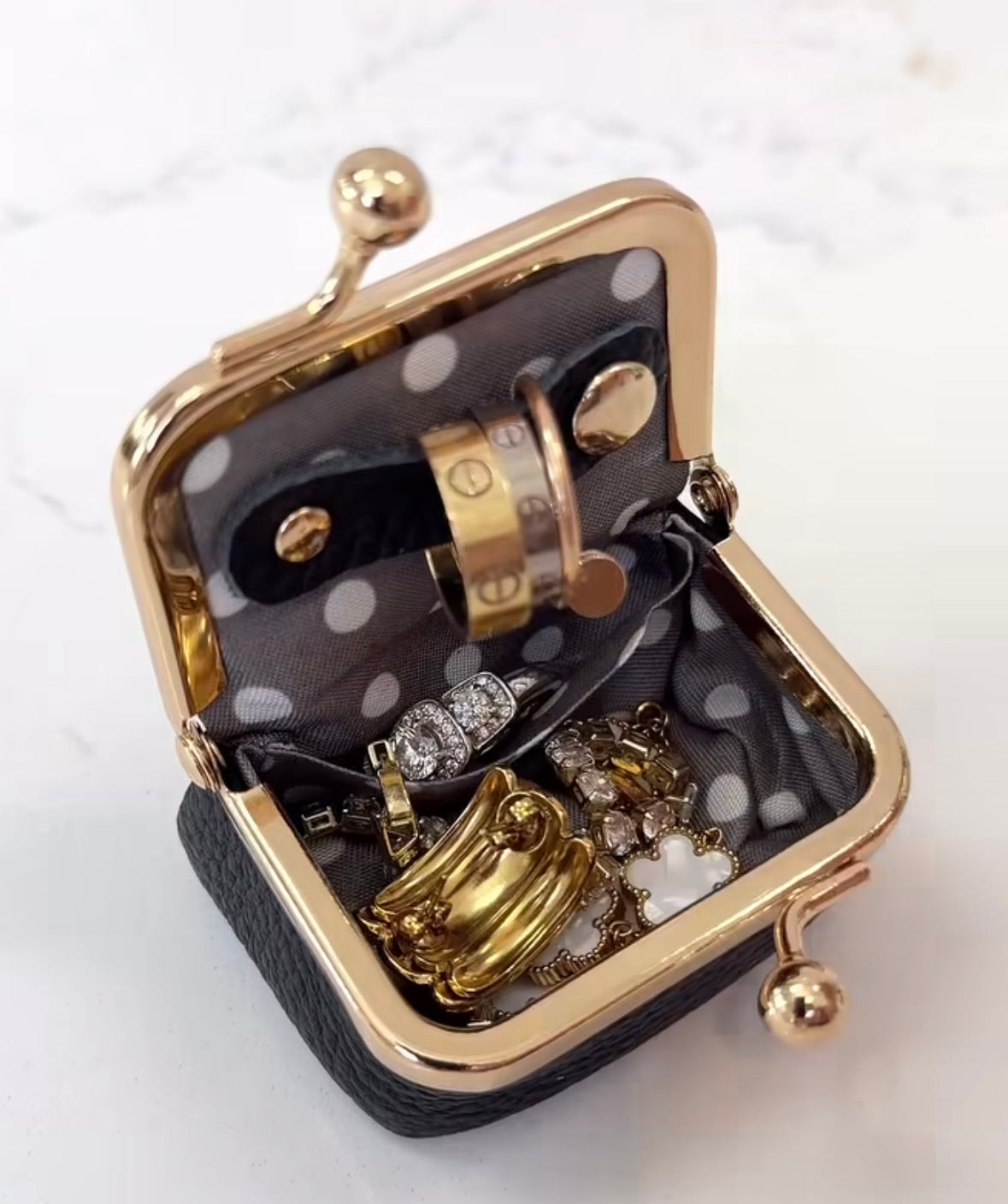 Mini jewellery purse