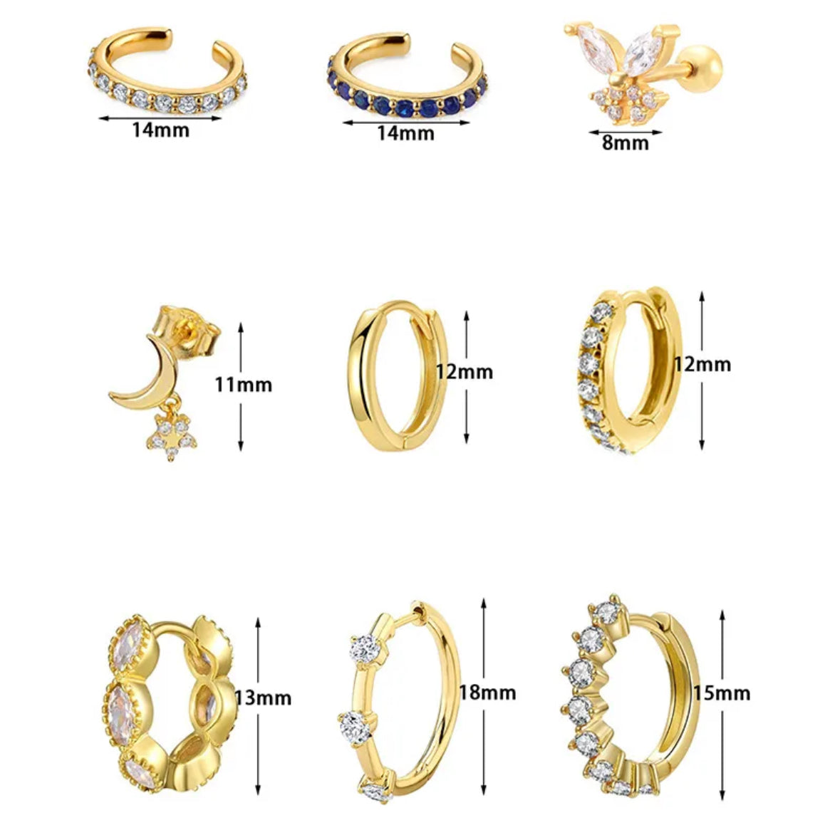 Vienna Earrings Set