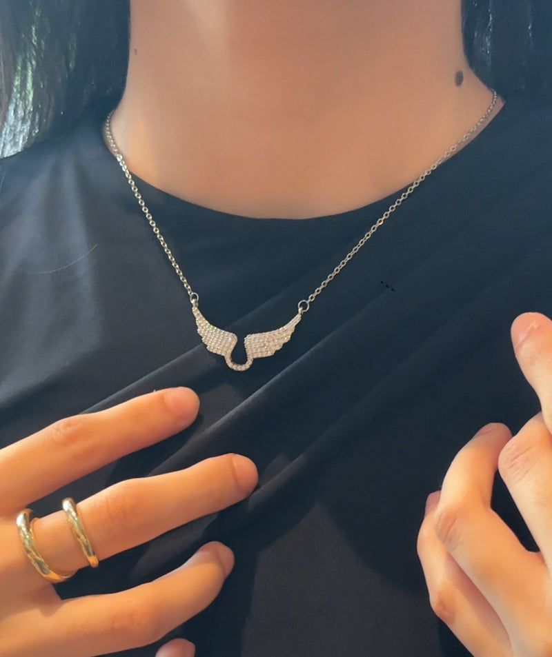 Angel Necklace Silver