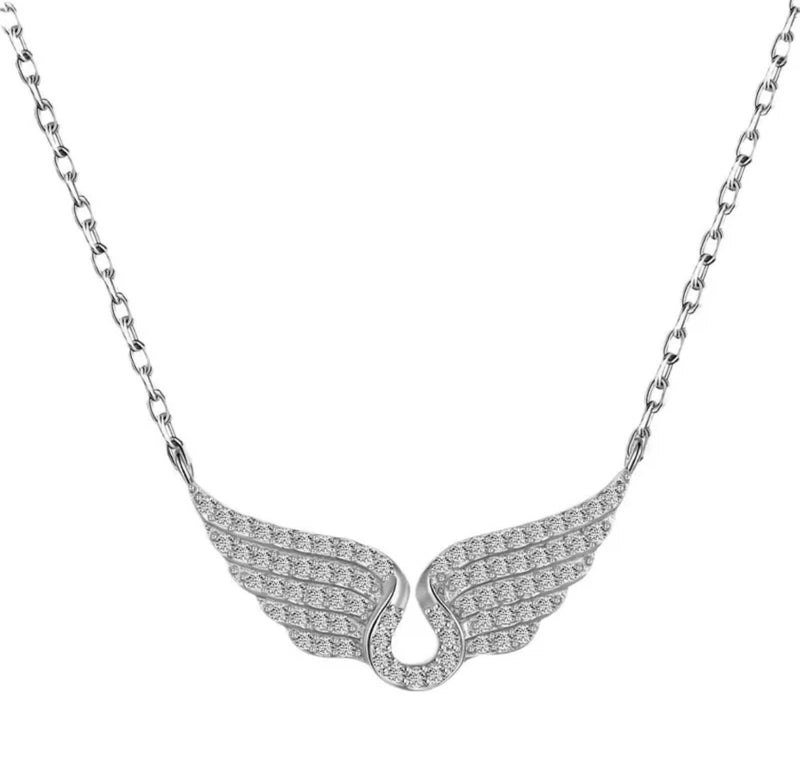Angel Necklace Silver