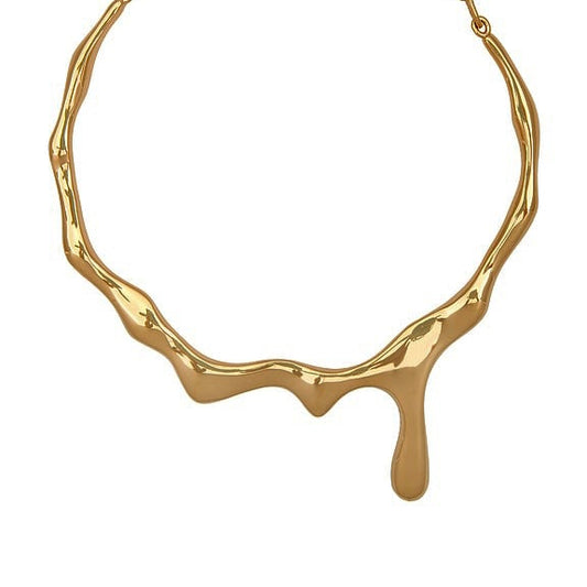 Molten Necklace (Gold)