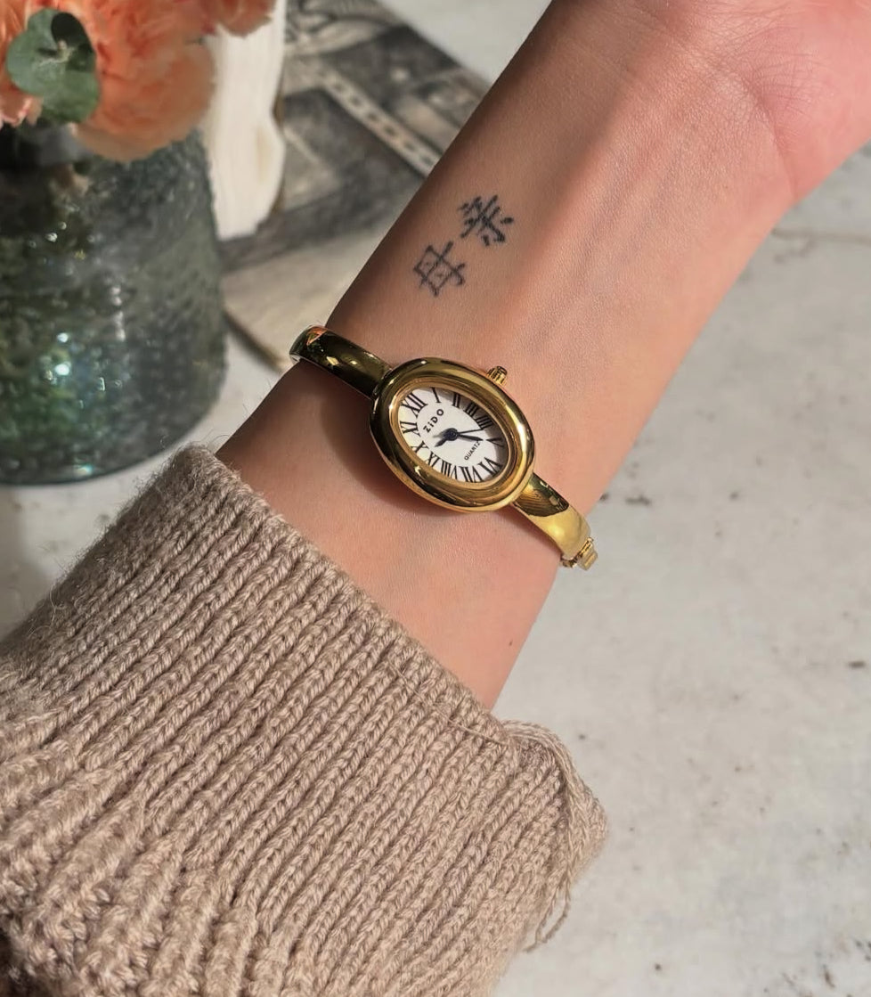 Vintage Watch Gold