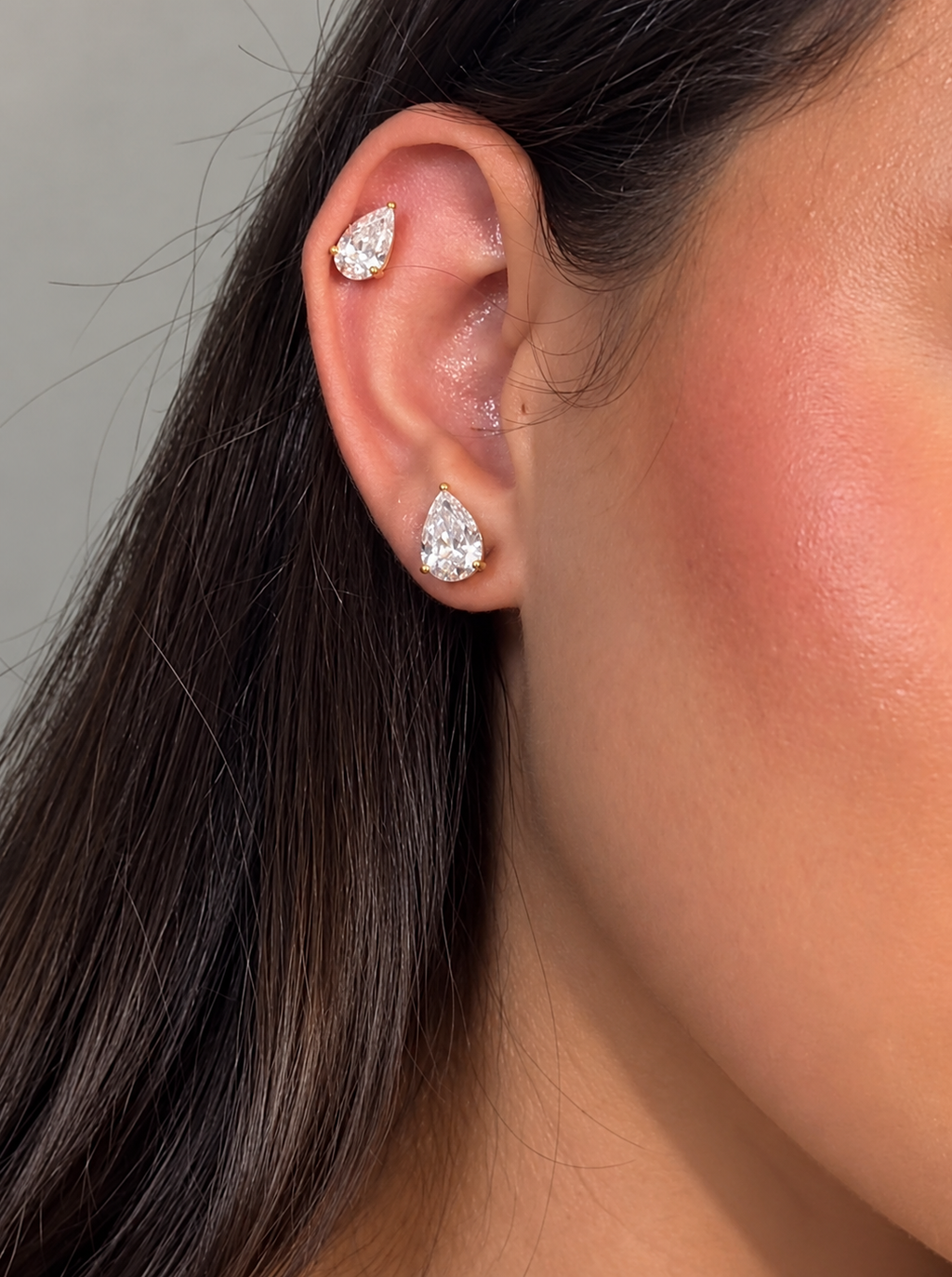 Pear Diamond Earrings