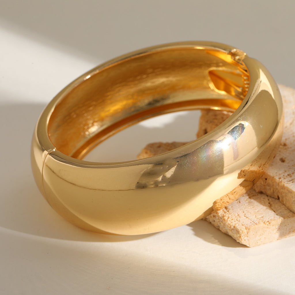 Chunky Gold Bangle
