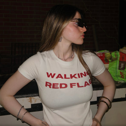 Walking Red flag