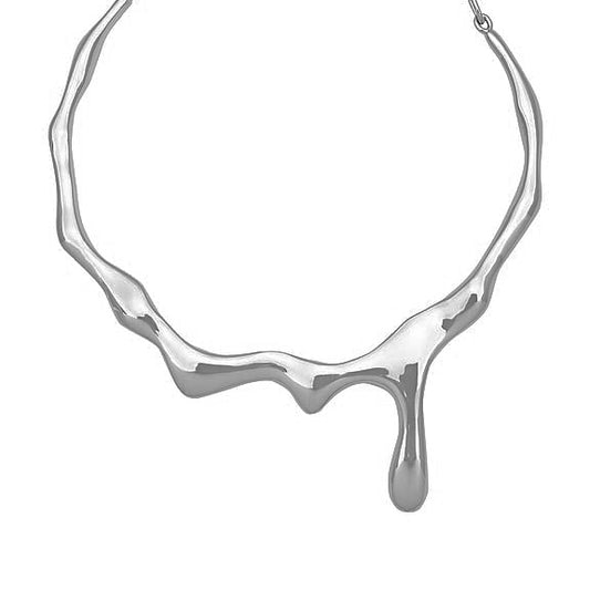 Molten Necklace (Silver)