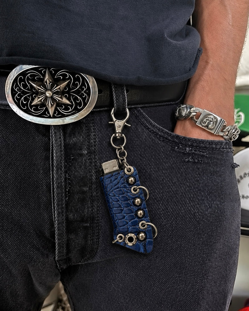 Leather Blue Case