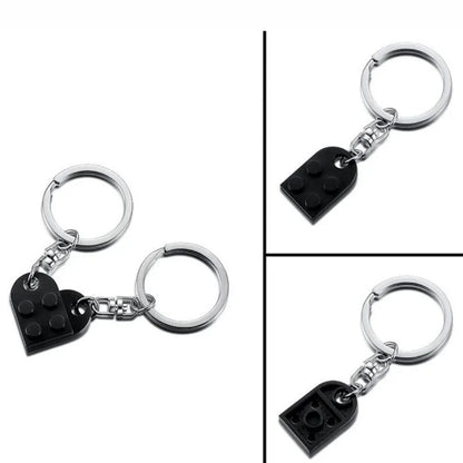 Lego Couple Keychain