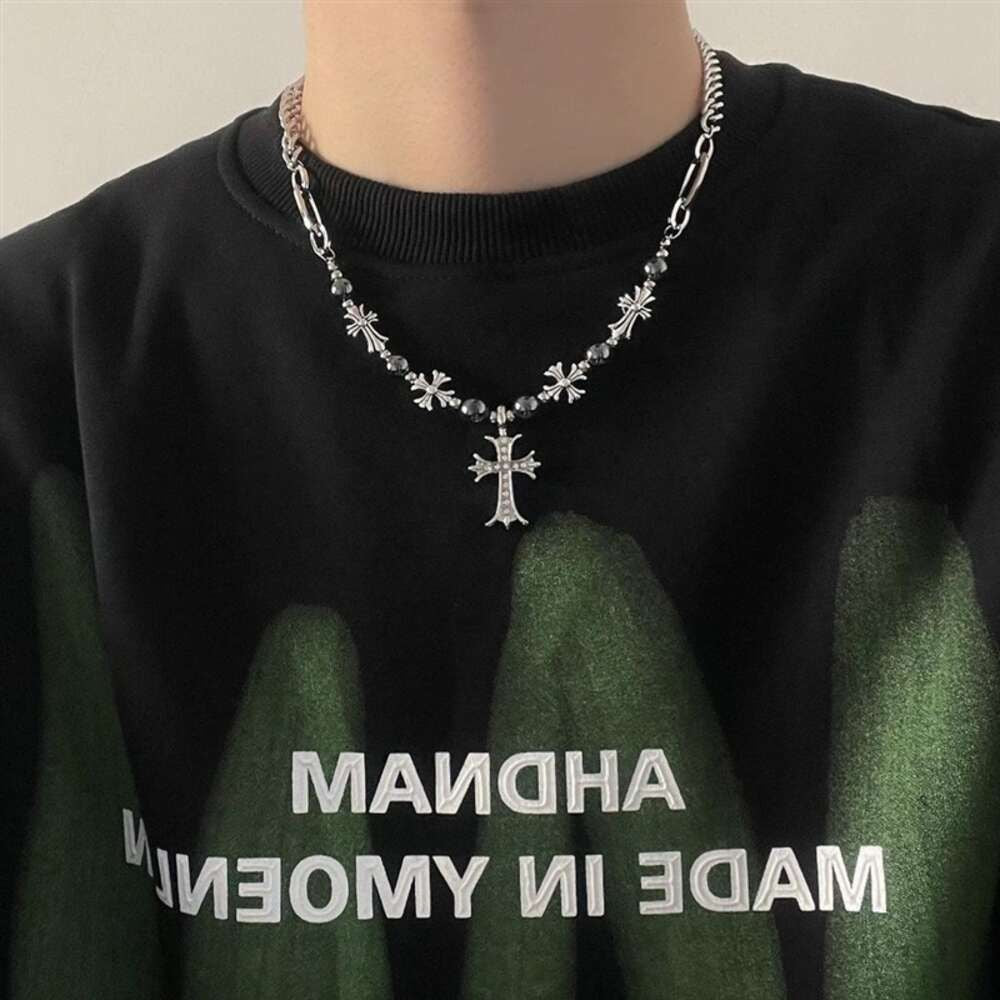 Chrome Beaded Necklace