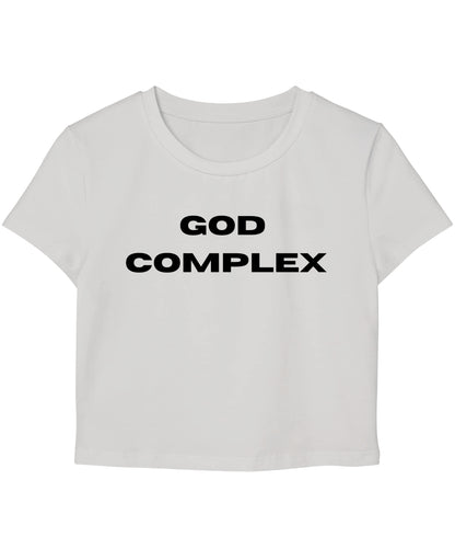 White Baby Tee Front Design