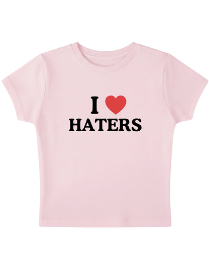Baby Pink Baby Tee Front Design