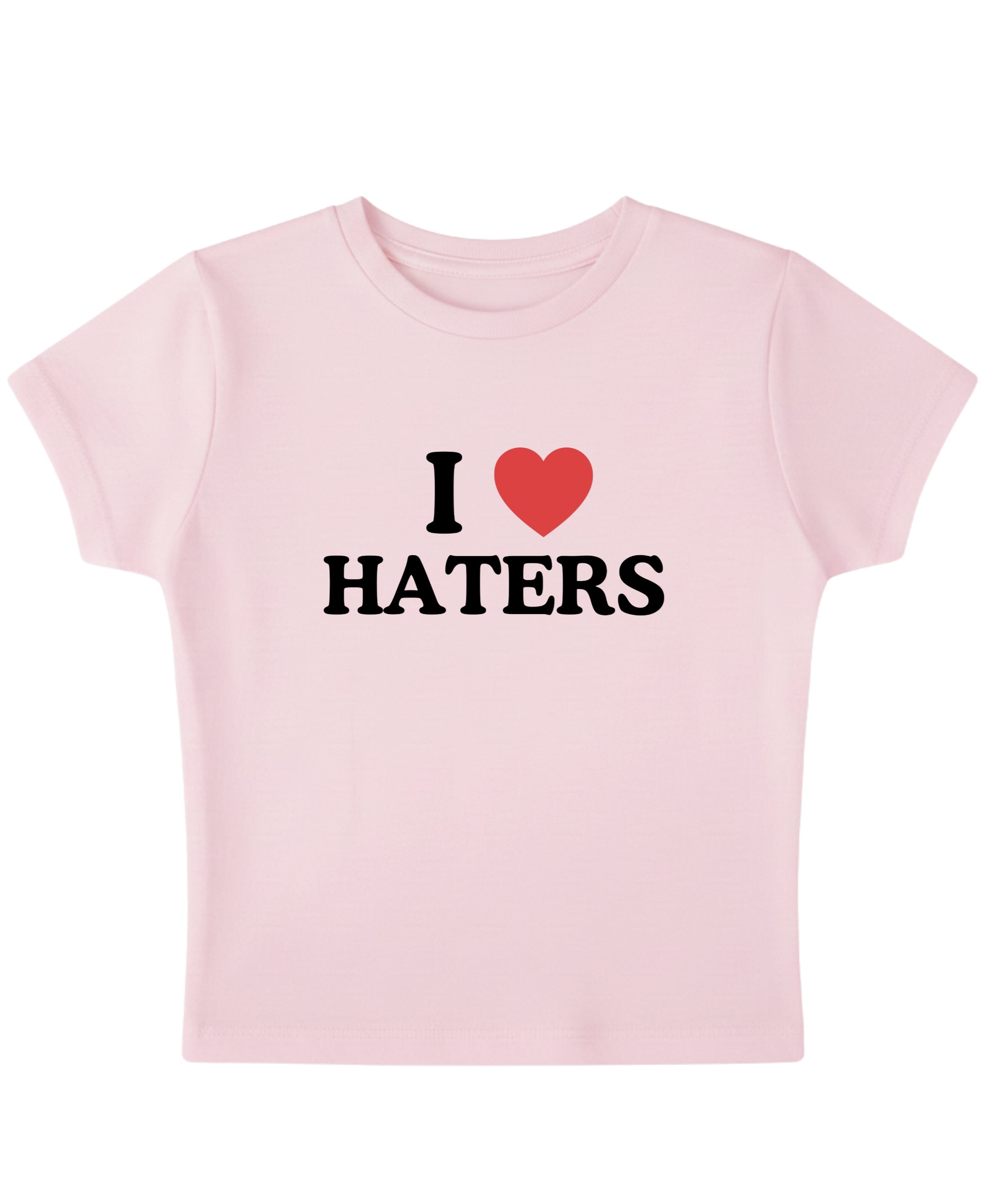 Baby Pink Baby Tee Front Design