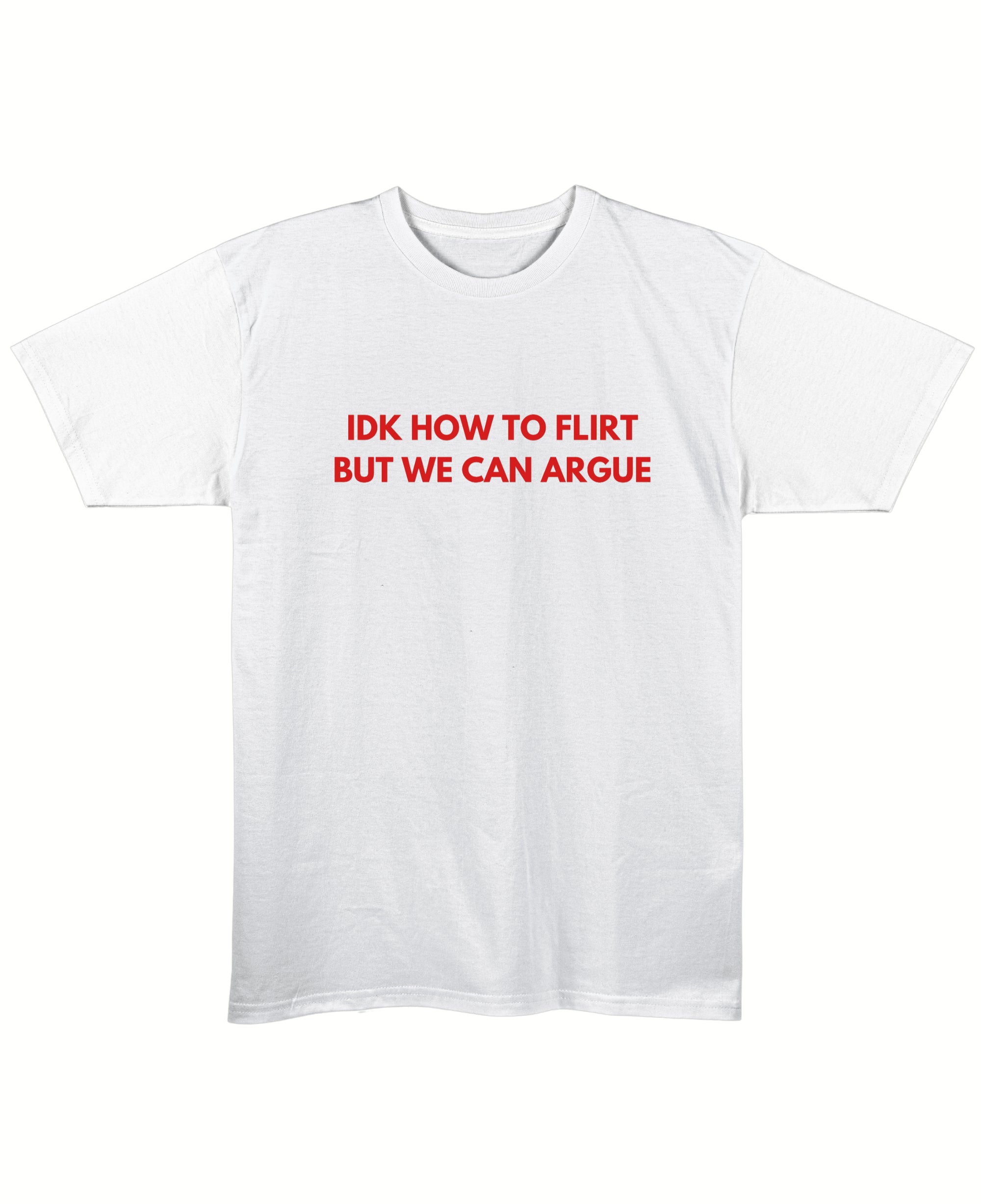 White Regular Fit T-shirt Front Design