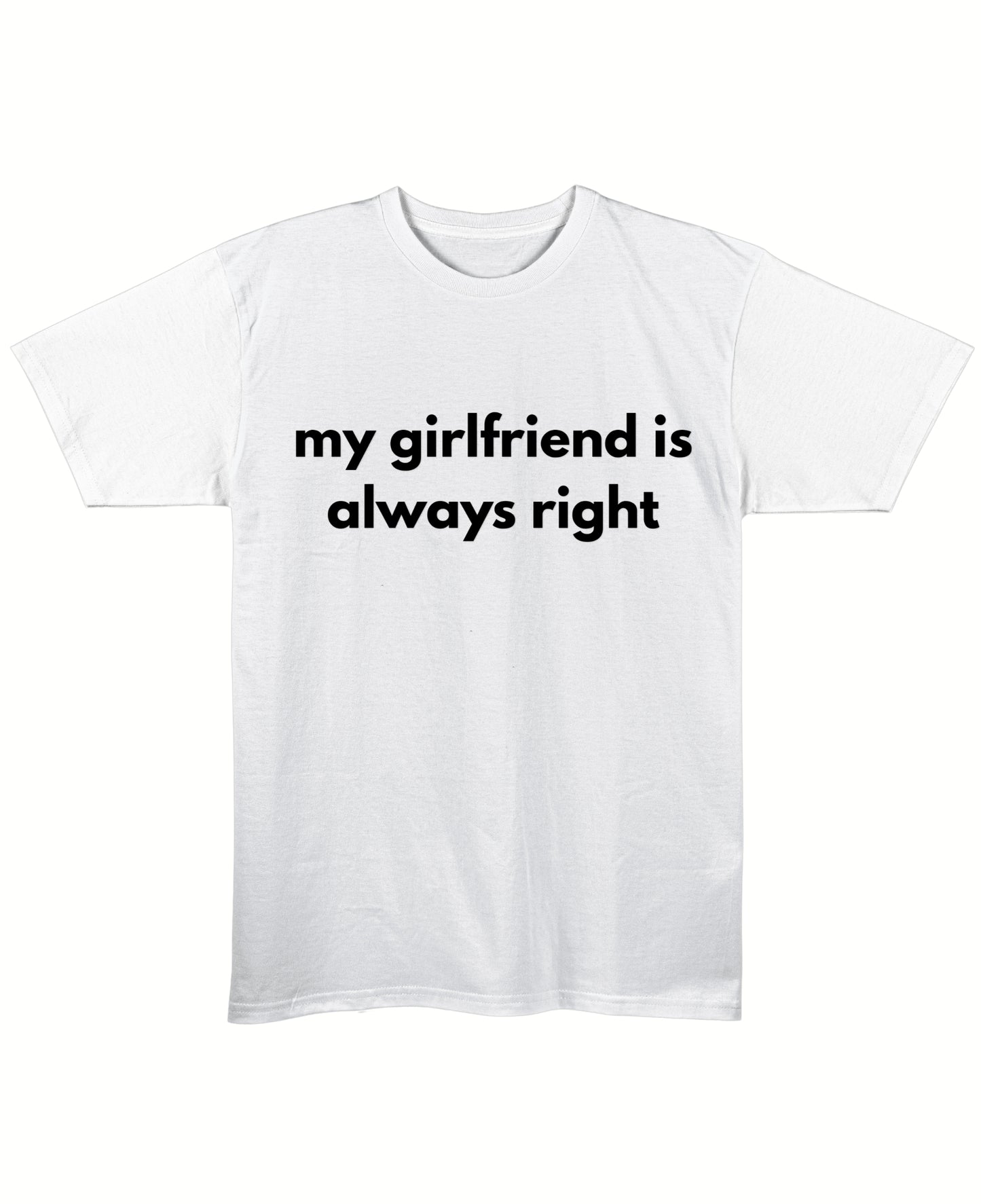 White Regular Fit T-shirt Front Design